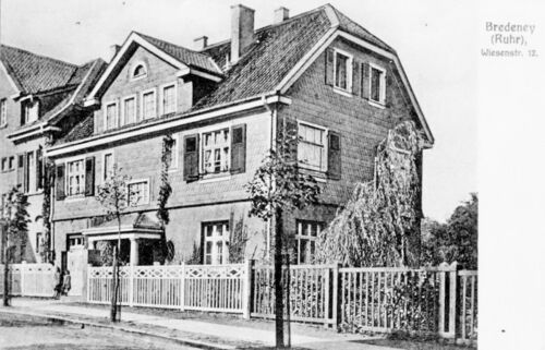 Haus Am Wiesental 12 um 1910.