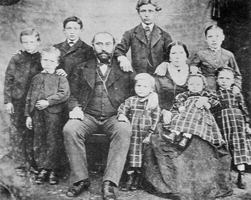 Familie Ostermann um 1886