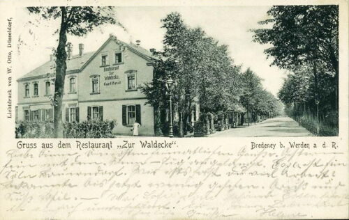 Restaurant zur Waldecke von Carl Real um 1900