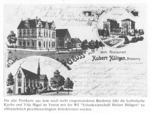 Schenkwirtschaft Hubert Höltgen um 1900